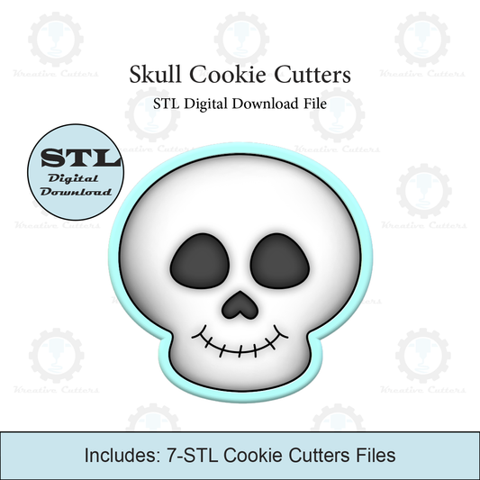 Skull Cookie Cutter | STL File
