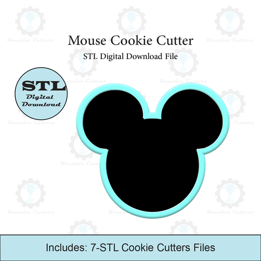 Mouse Cookie Cutter | STL File