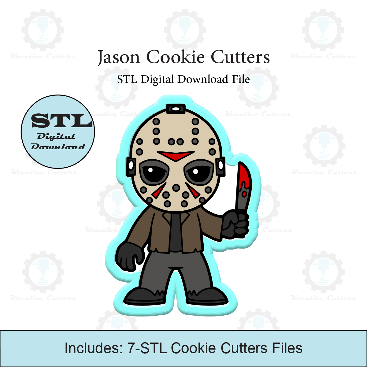 Jason Cookie Cutter | STL File