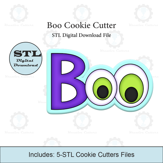 Boo Cookie Cutter | STL File