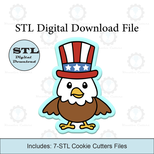 Eagle Cookie Cutters | STL File