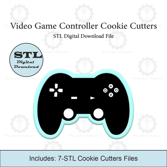 Video Game Controller Cookie Cutter | STL File