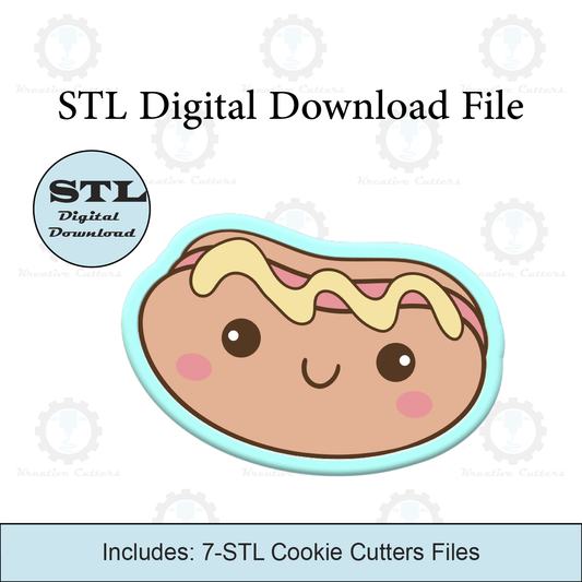 Hotdog Cookie Cutters | STL File