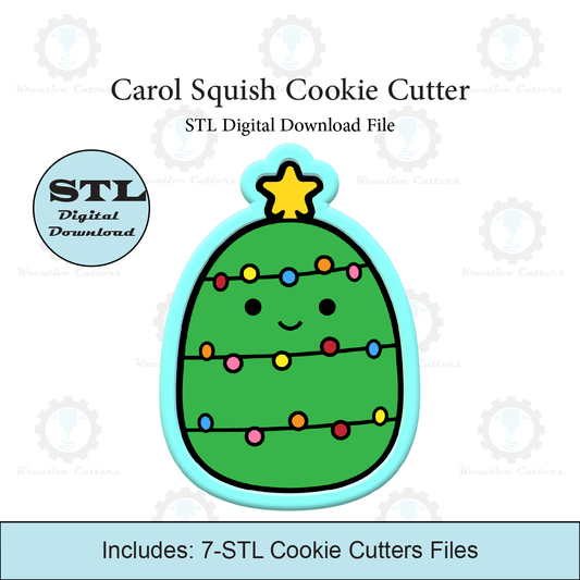 Carol Cookie Cutter | STL File