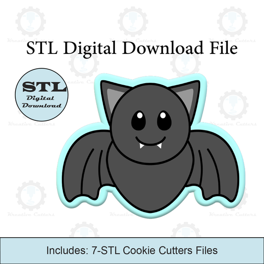 Halloween Bat Cookie Cutters | STL File