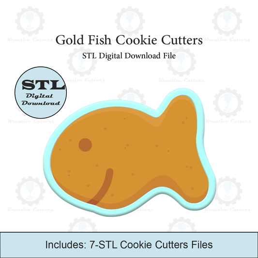Gold Fish Cookie Cutter | STL File