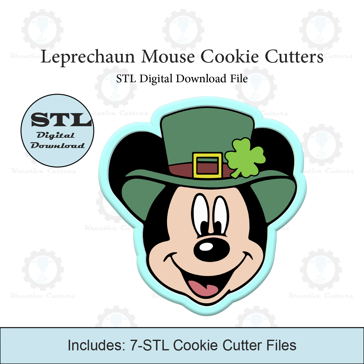 Leprechaun Mouse Cookie Cutters | STL Files