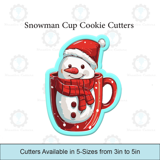 Snowman Cup Cookie Cutters