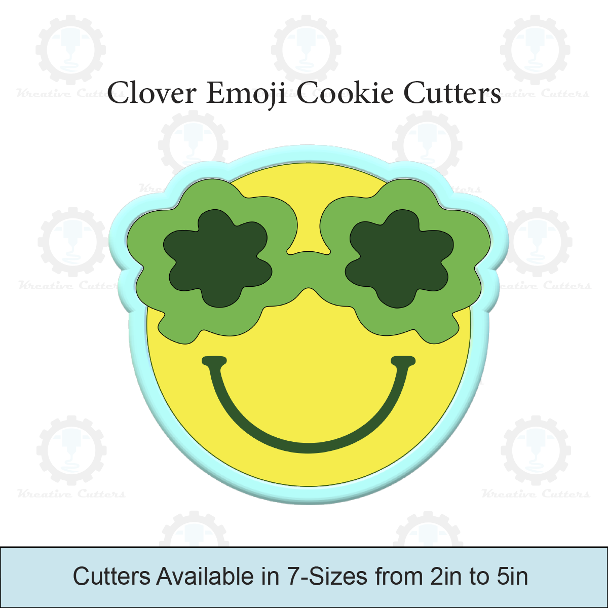 Clover Emoji Cookie Cutters