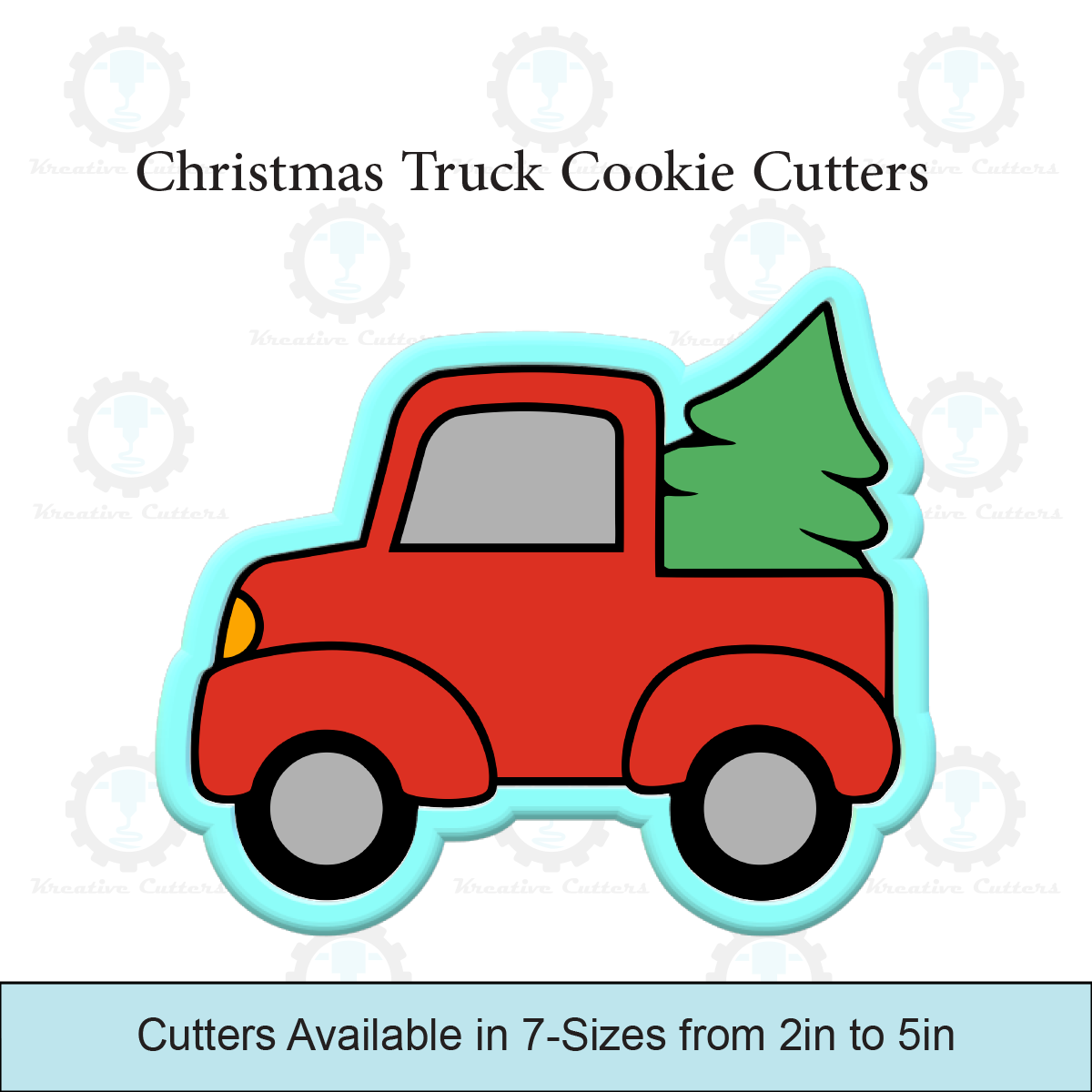 Christmas Truck Cookie Cutters