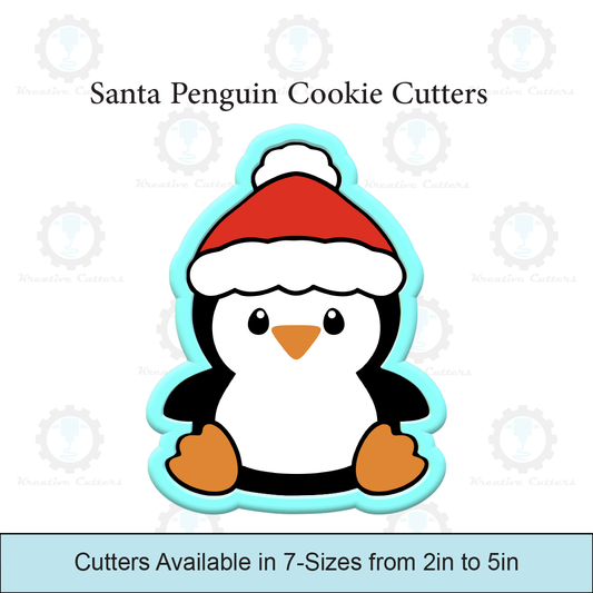 Santa Penguin Cookie Cutters