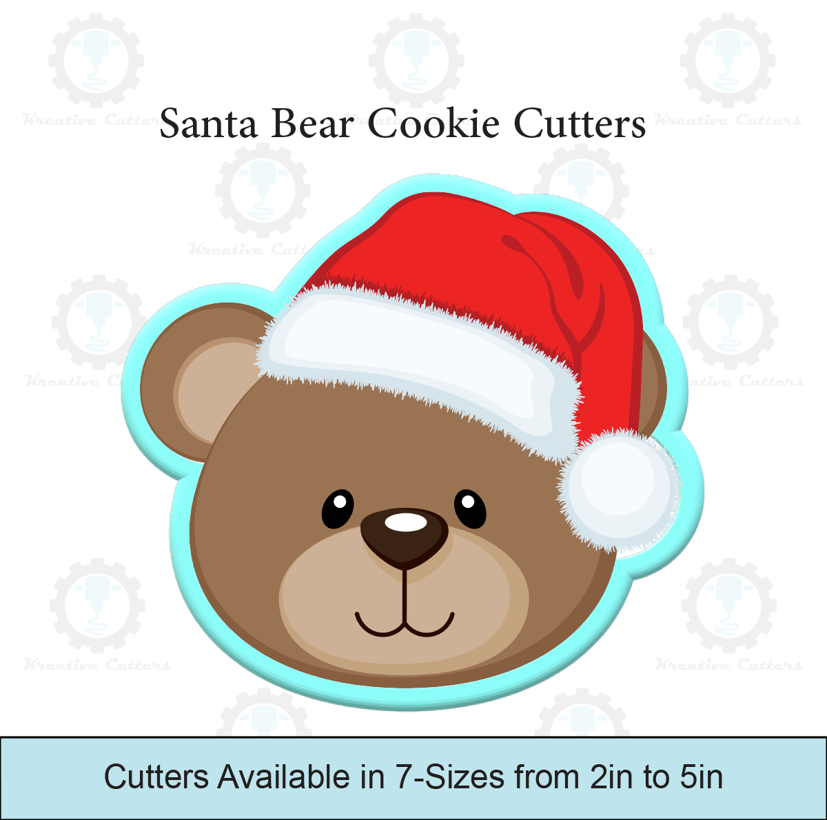 Santa Bear Cookie Cutters