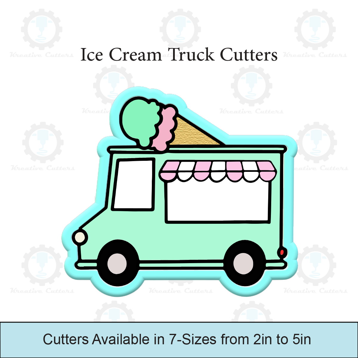 Ice Cream Truck Cookie Cutters