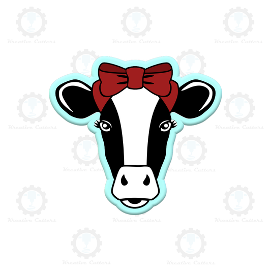 Cow With Bow Cookie Cutters