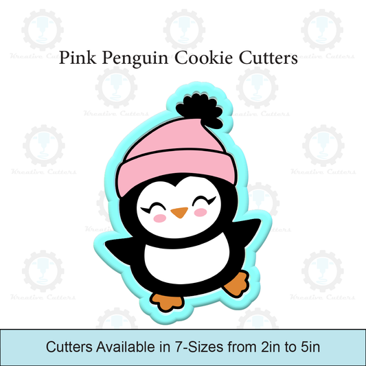 Pink Penguin Cookie Cutters