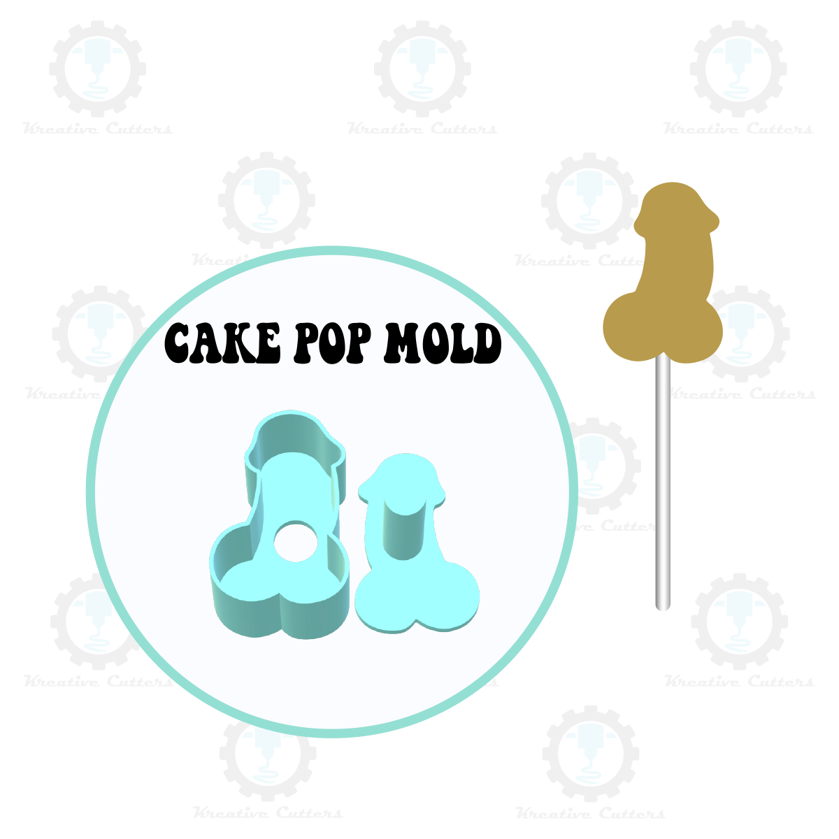 Penis Cake Pop Mold | Single or Multi-popper