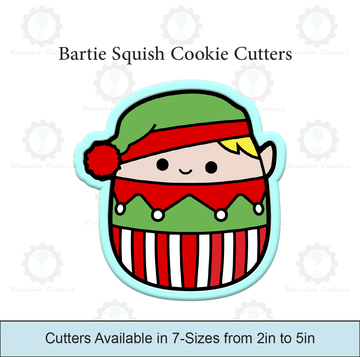 Bartie Squish Cookie Cutters