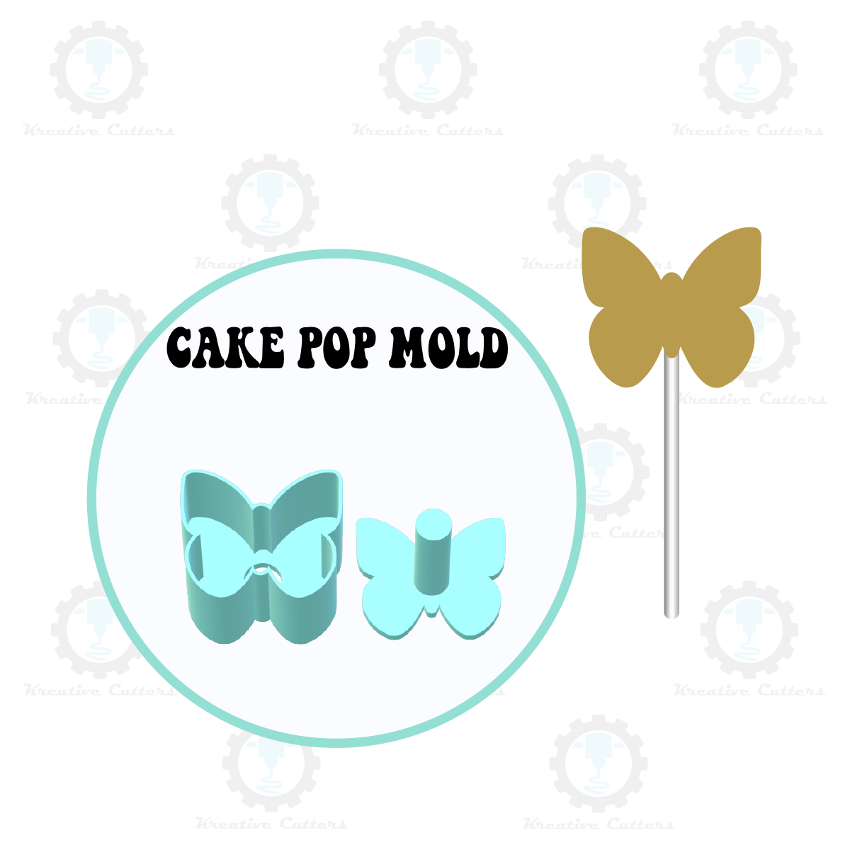 Butterfly Cake Pop Mold | Single or Multi-popper