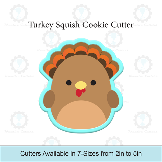 Turkey Squish Cookie Cutters