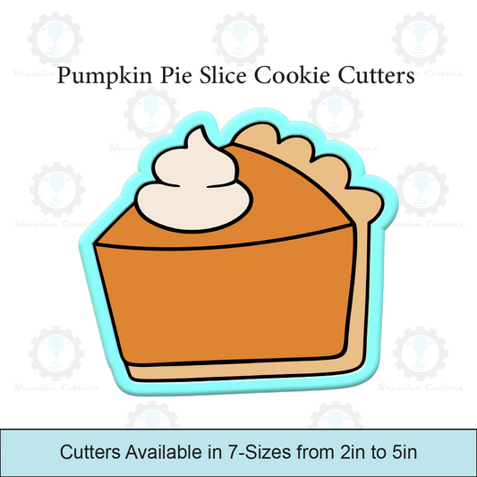 Pumpkin Pie Slice Cookie Cutters