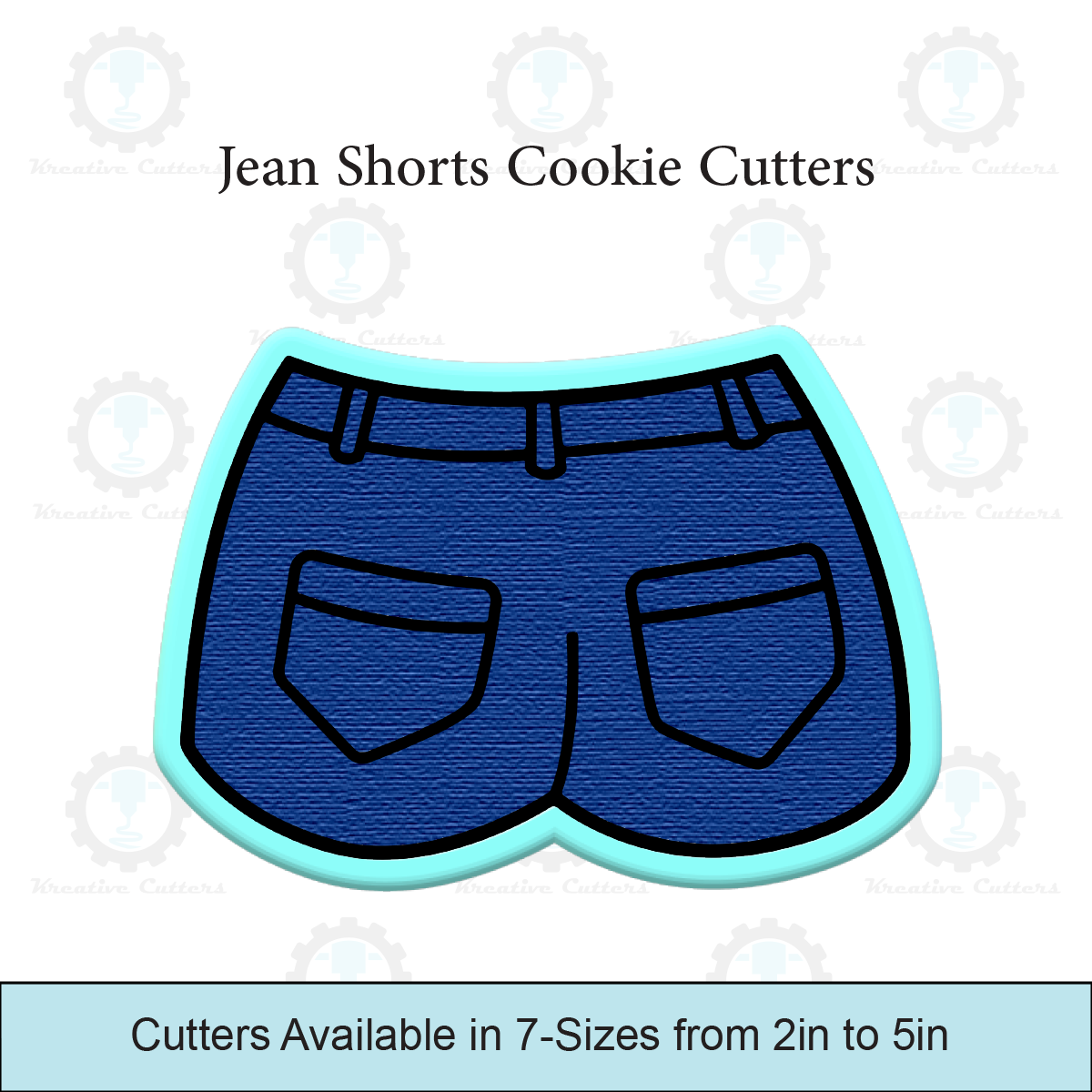 Jean Shorts Cookie Cutters