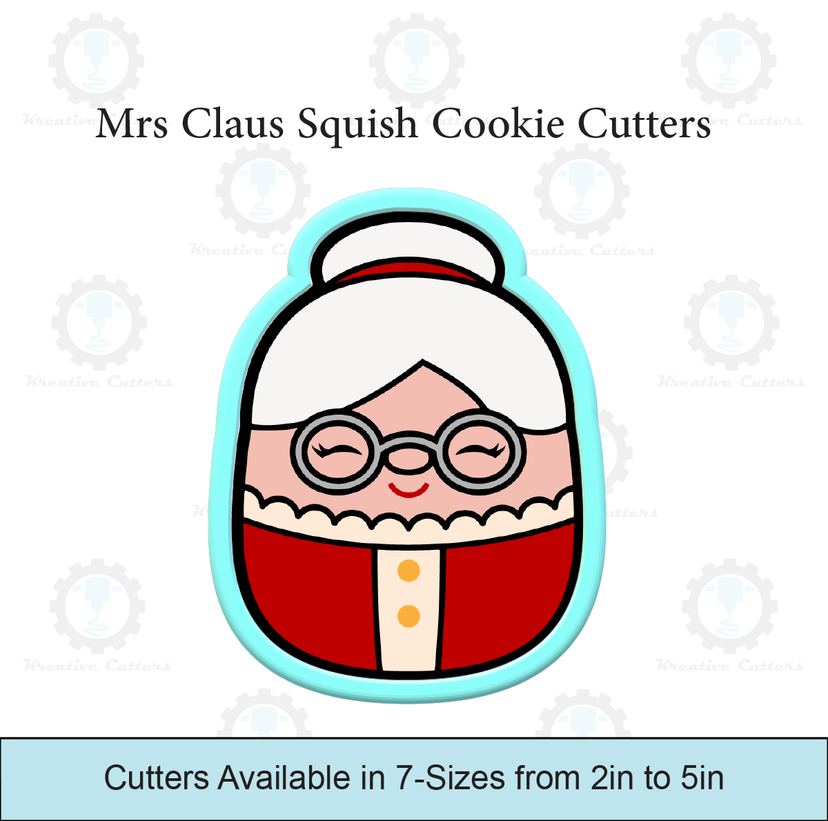 Mrs Claus Squish Cookie Cutters
