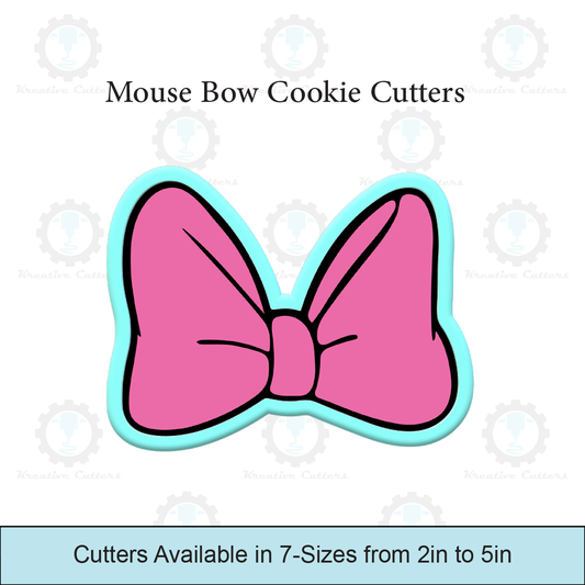 Mouse Bow Cookie Cutters
