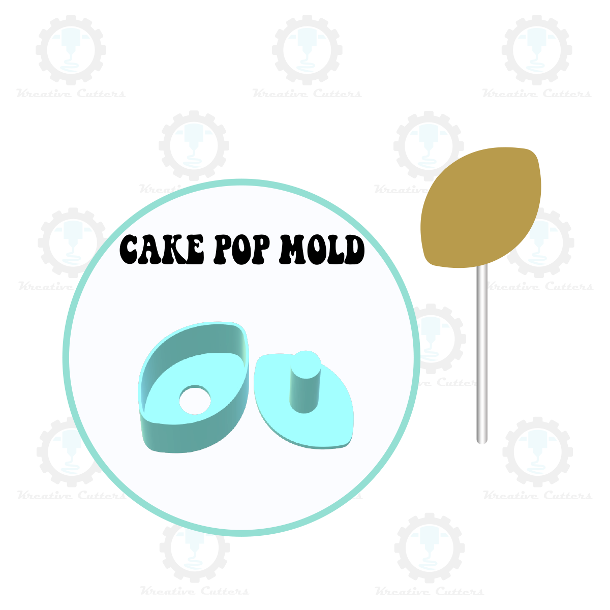 Football Cake Pop Mold | Single or Multi-popper