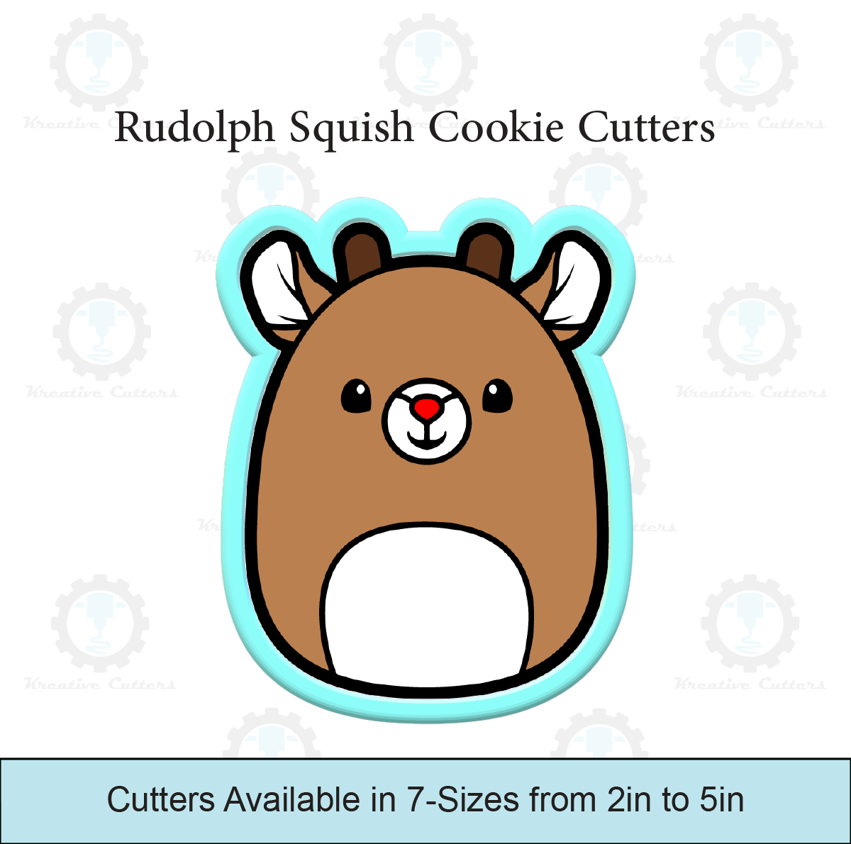 Rudolph Squish Cookie Cutters