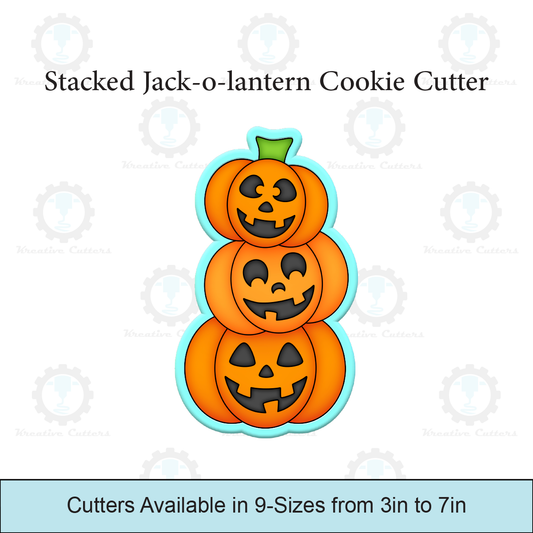 Stacked Jack-o-lantern Cookie Cutters