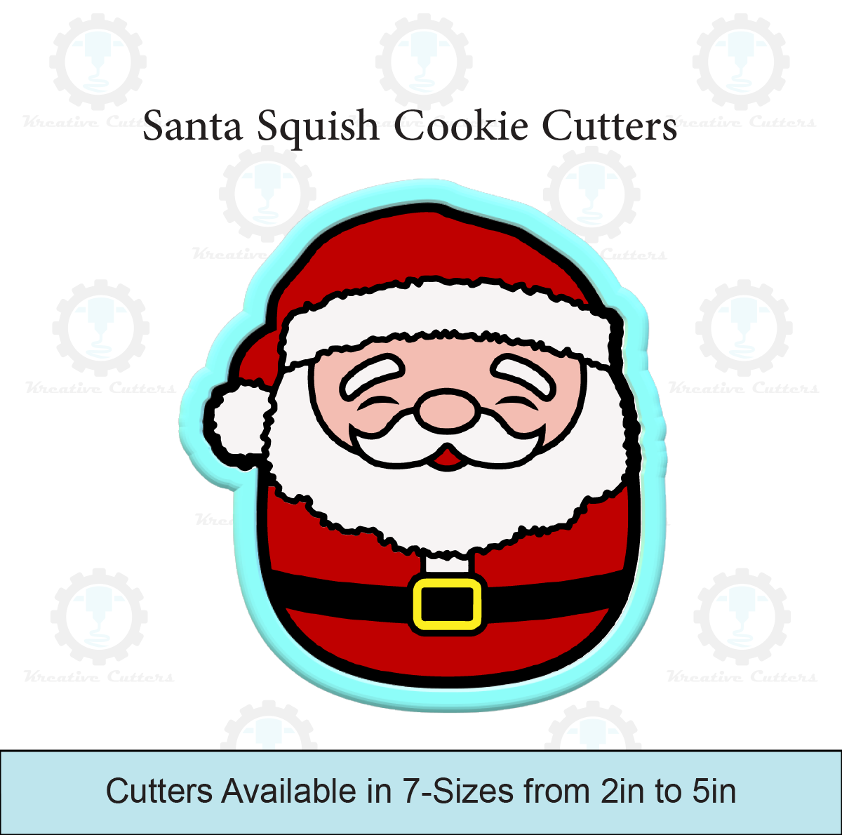 Santa Squish Cookie Cutters