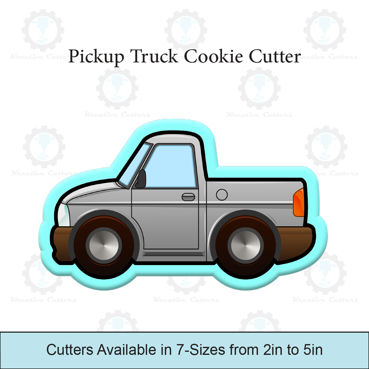 Pickup Truck Cookie Cutters