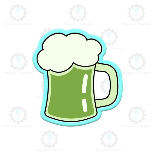 Green Beer Mug Cookie Cutters
