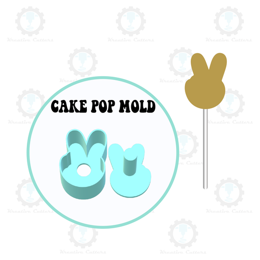 Peace Hand Cake Pop Mold | Single or Multi-popper