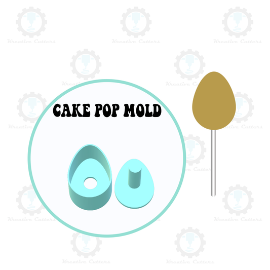 Easter Egg Cake Pop Mold | Single or Multi-popper