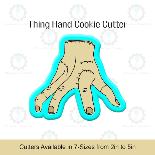 Wednesday Thing Hand Cookie Cutter