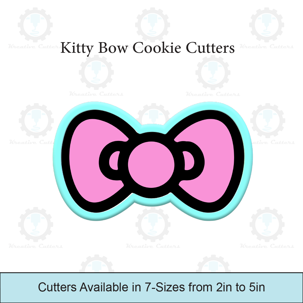Kitty Bow Cookie Cutters