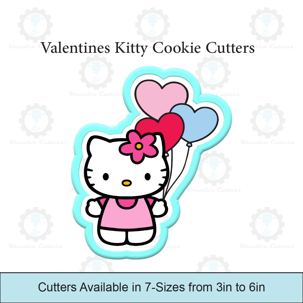 Valentines Kitty Cookie Cutters