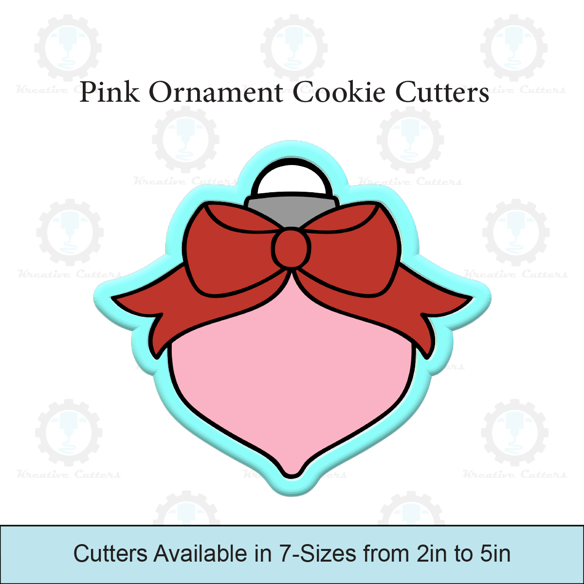 Pink Ornament Cookie Cutters