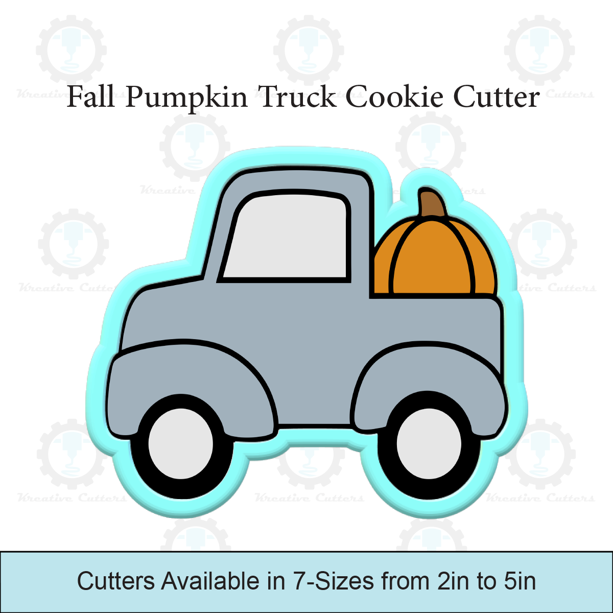 Fall Pumpkin Truck Cookie Cutters