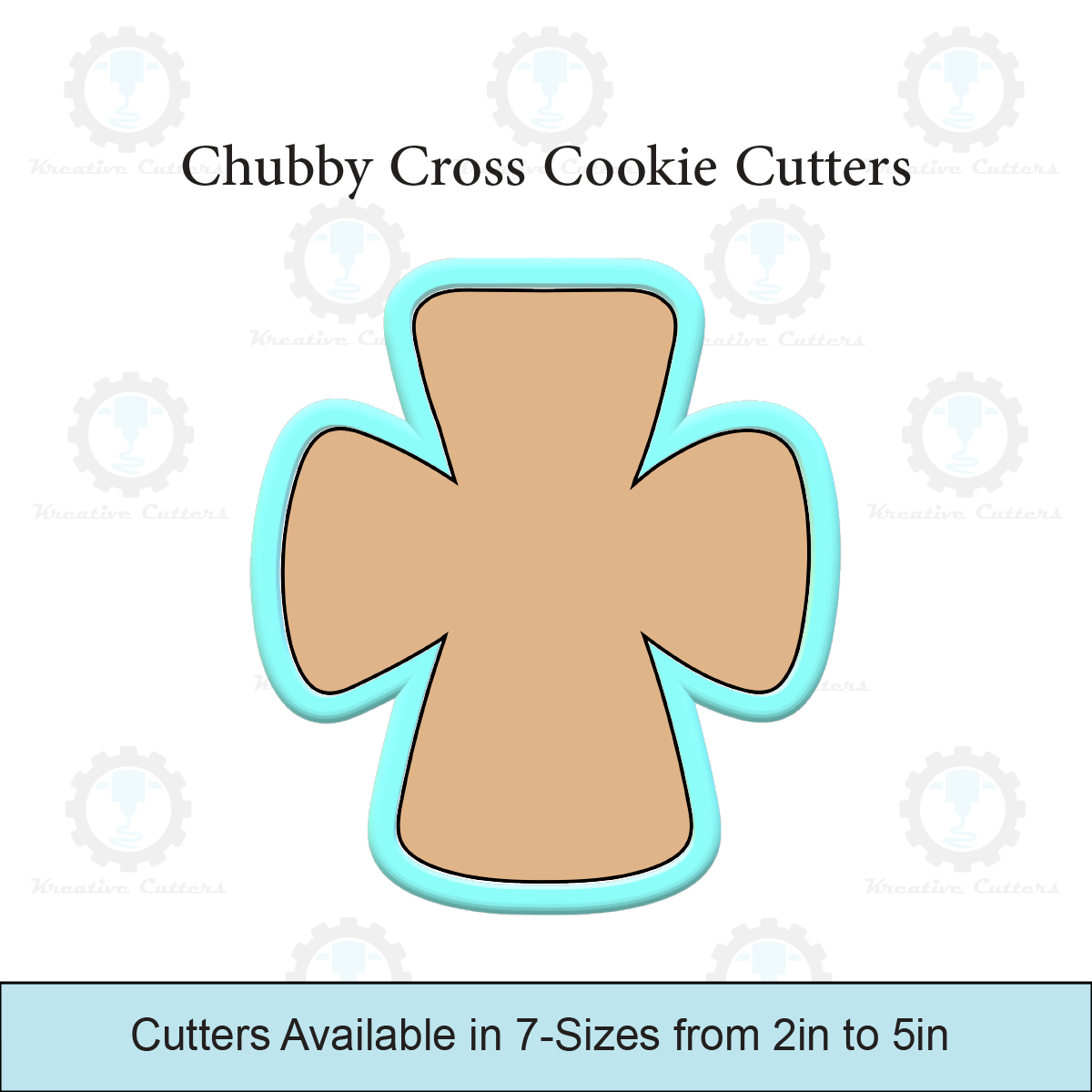 Chubby Cross Cookie Cutters