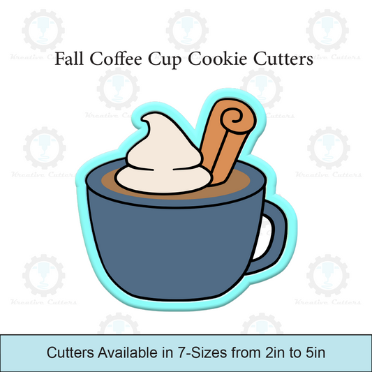 Fall Coffee Cup Cookie Cutters