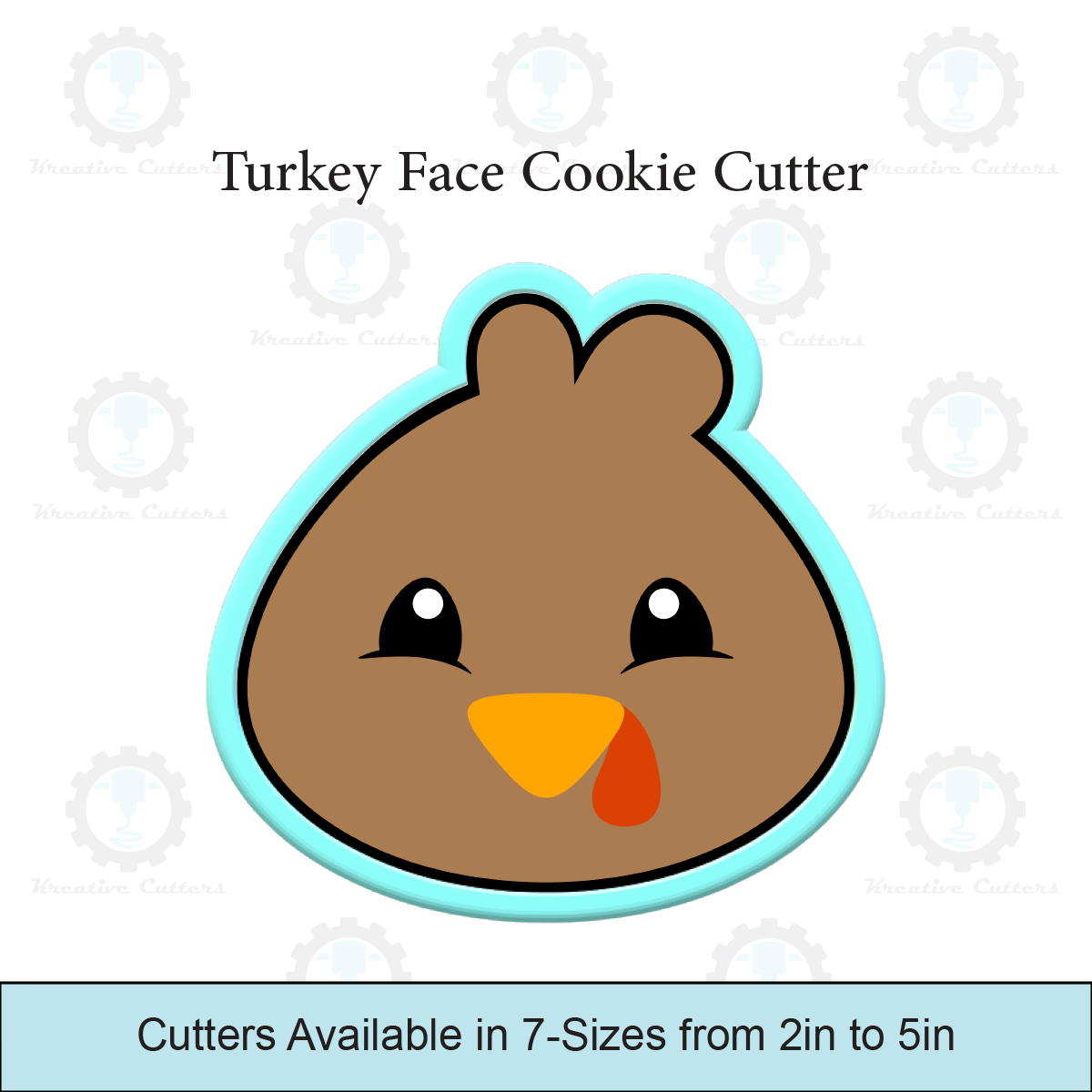 Turkey Face Cookie Cutters