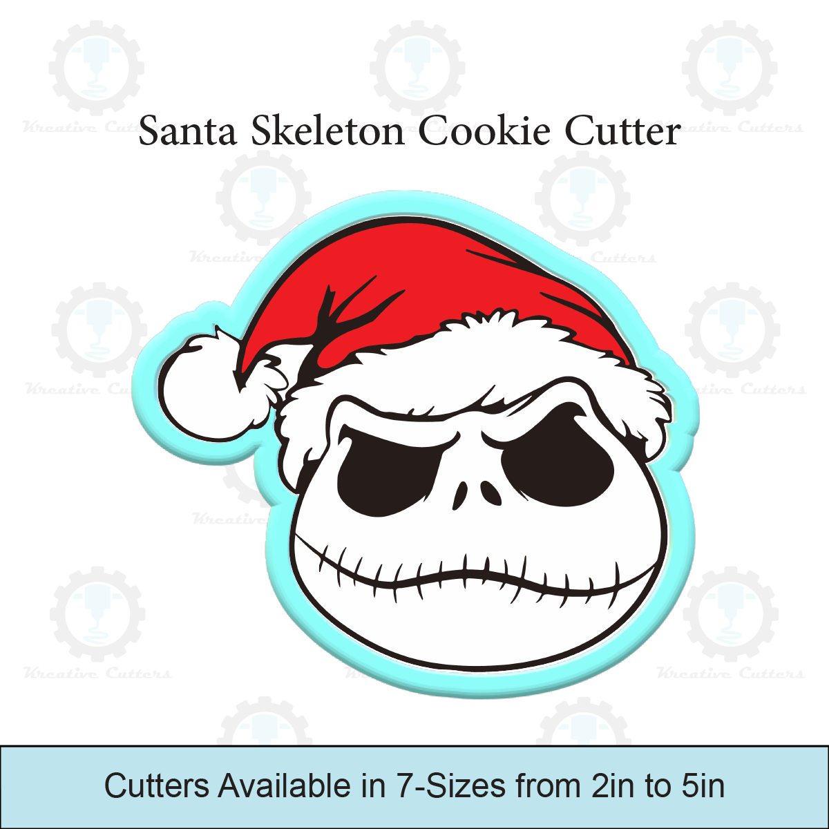 Santa Skeleton Cookie Cutters