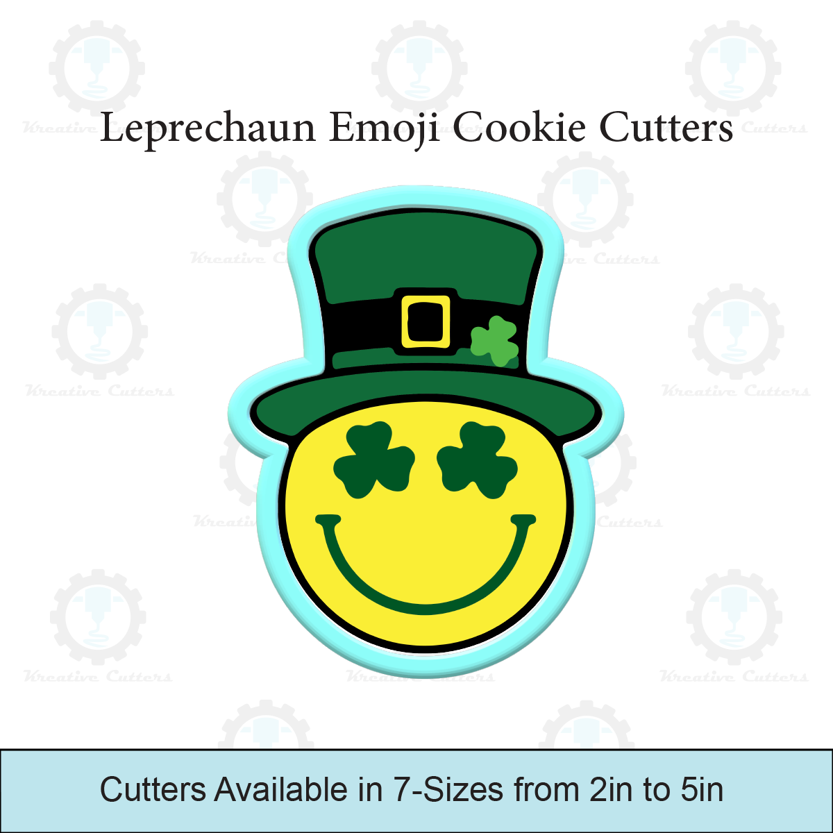 Leprechaun Emoji Cookie Cutters