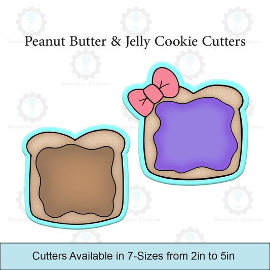 Peanut Butter & Jelly Cookie Cutters