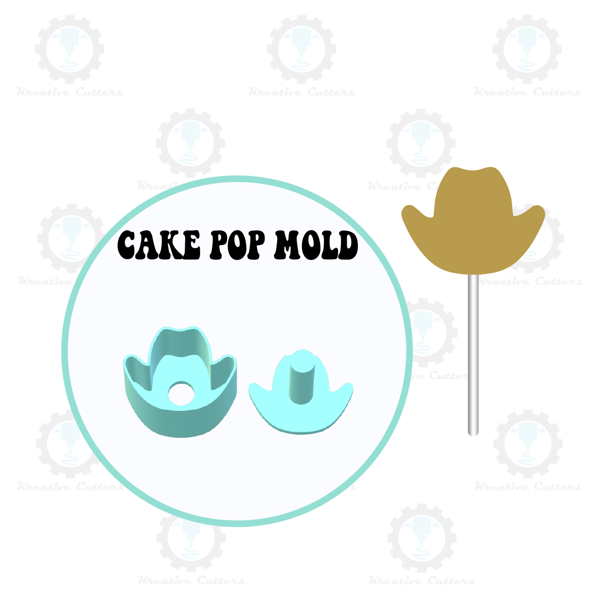 Cowboy Hat Cake Pop Mold | Single or Multi-popper