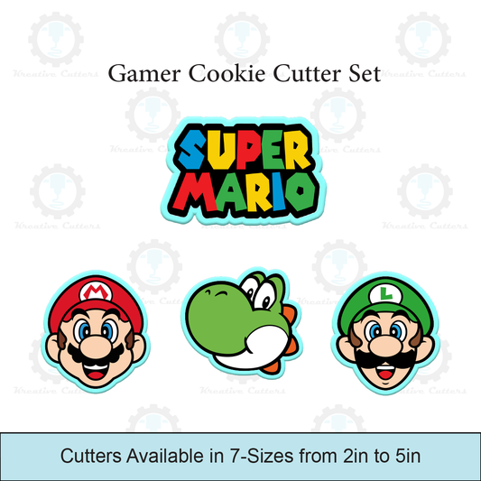 Gamer Cookie Cutters Set