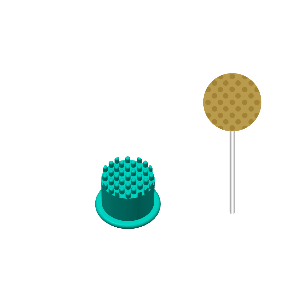 Circle Disc Cake Pop Add on Collection | Build your own Cake Pop Mold Set