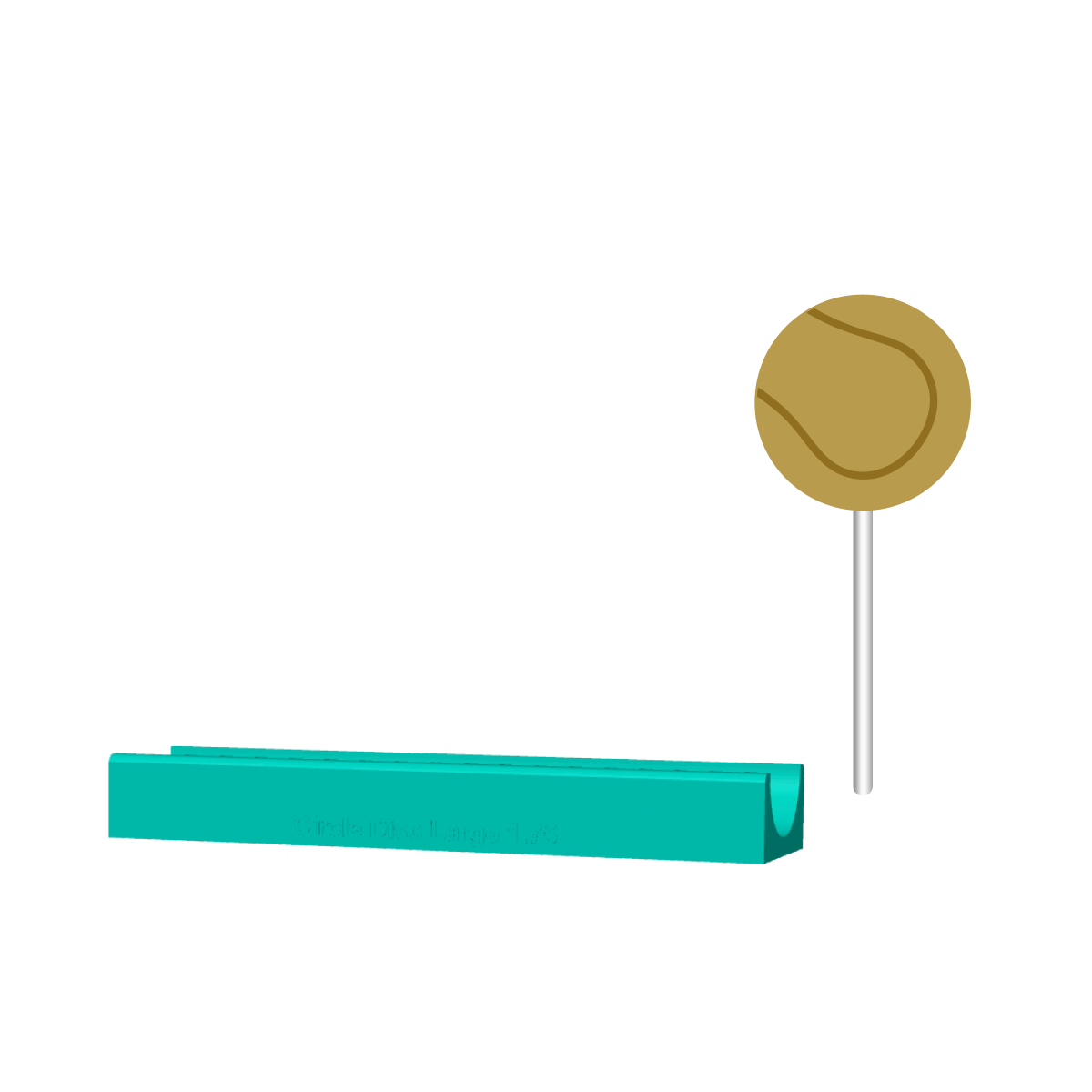 Tennis Ball Cake Pop Mold | Deluxe Cutter, Popper, and Tray Options